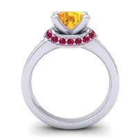 Halo Cushion Aksika Ring