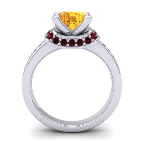 Halo Cushion Aksika Ring