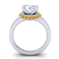 Halo Cushion Aksika Ring