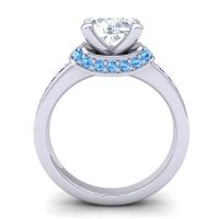 Halo Cushion Aksika Ring