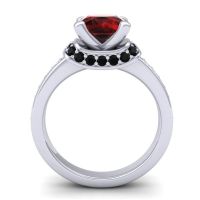 Halo Cushion Aksika Ring