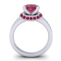 Halo Cushion Aksika Ring