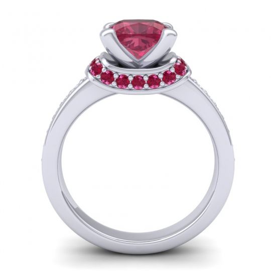 Halo Cushion Aksika Ring