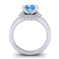 Halo Cushion Aksika Ring