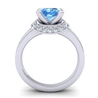 Halo Cushion Aksika Ring