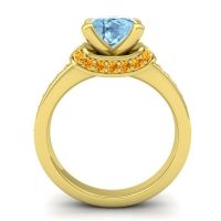 Halo Cushion Aksika Ring