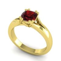 Cathedral Cushion Solitaire Niza Ring