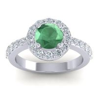 Halo Pave Zarava Ring