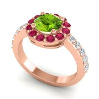 Halo Pave Zarava Ring