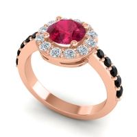 Halo Pave Zarava Ring