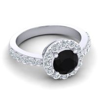 Halo Pave Zarava Ring