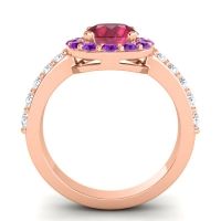 Halo Pave Zarava Ring
