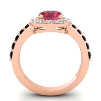 Halo Pave Zarava Ring