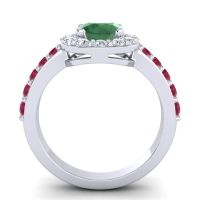 Halo Pave Zarava Ring