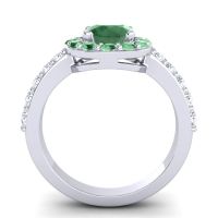 Halo Pave Zarava Ring