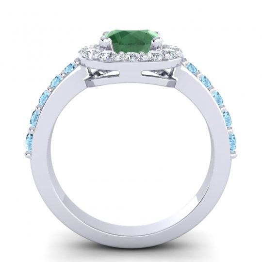 Halo Pave Zarava Ring