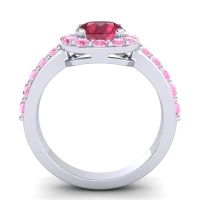 Halo Pave Zarava Ring