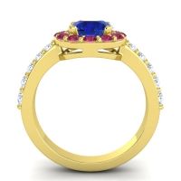 Halo Pave Zarava Ring