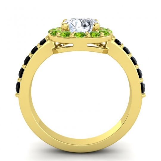 Halo Pave Zarava Ring