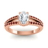 Oval Bhava Ring, 7x5mm