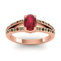 Oval Bhava Ring, 7x5mm