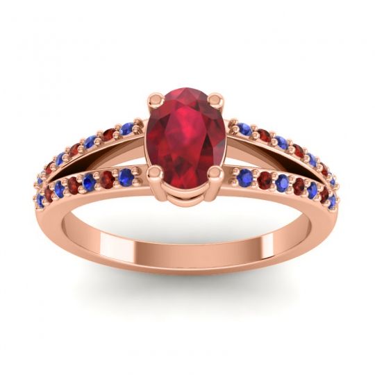 Oval Bhava Ring, 7x5mm