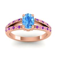 Oval Bhava Ring, 7x5mm