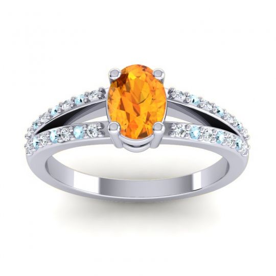 Oval Bhava Ring, 7x5mm