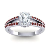 Oval Bhava Ring, 7x5mm