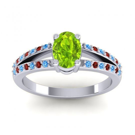 Oval Bhava Ring, 7x5mm