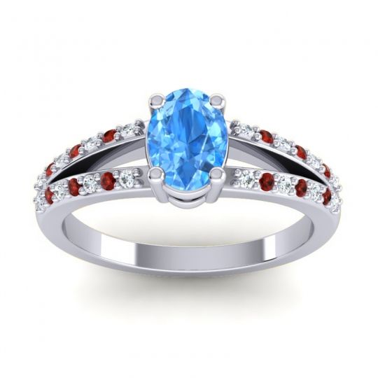 Oval Bhava Ring, 7x5mm