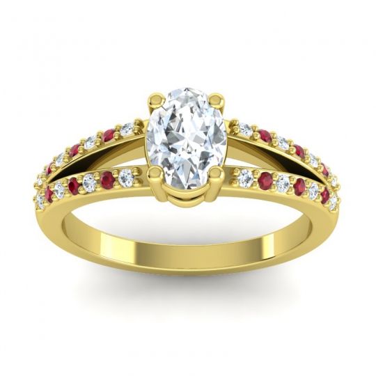 Oval Bhava Ring, 7x5mm