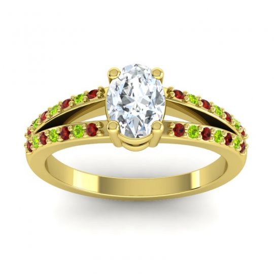 Oval Bhava Ring, 7x5mm