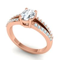 Oval Bhava Ring, 7x5mm