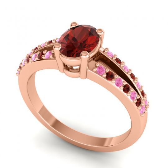 Oval Bhava Ring, 7x5mm