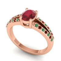 Oval Bhava Ring, 7x5mm