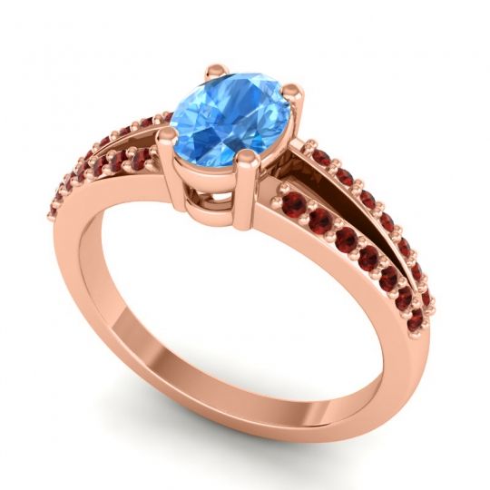 Oval Bhava Ring, 7x5mm