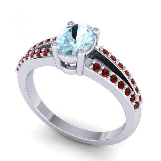 Oval Bhava Ring, 7x5mm