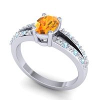 Oval Bhava Ring, 7x5mm