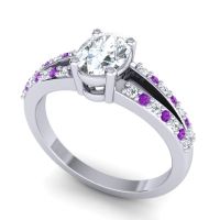 Oval Bhava Ring, 7x5mm