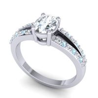 Oval Bhava Ring, 7x5mm