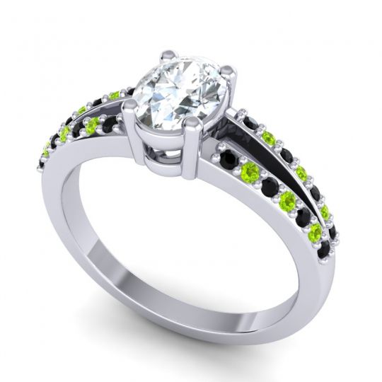 Oval Bhava Ring, 7x5mm