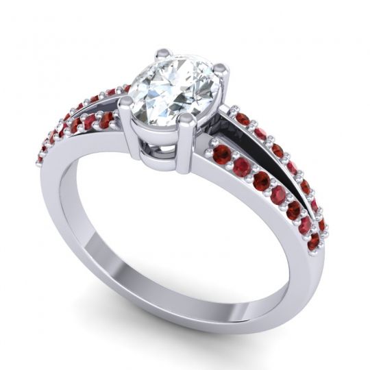 Oval Bhava Ring, 7x5mm