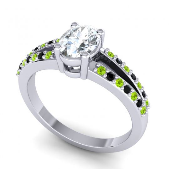 Oval Bhava Ring, 7x5mm