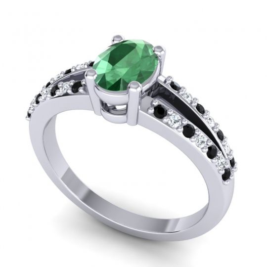 Oval Bhava Ring, 7x5mm