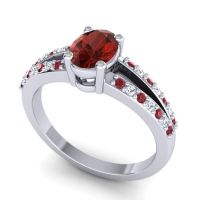 Oval Bhava Ring, 7x5mm