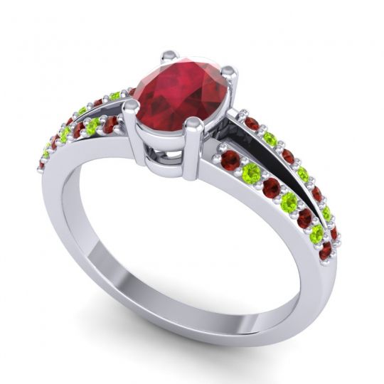 Oval Bhava Ring, 7x5mm