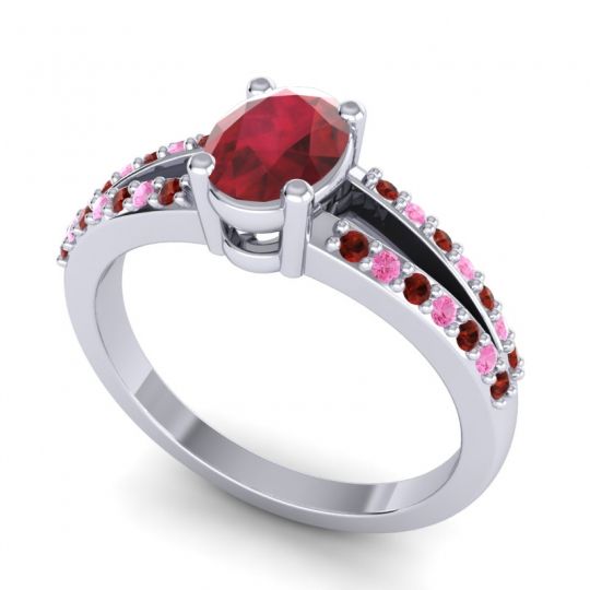 Oval Bhava Ring, 7x5mm