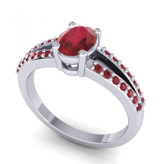 Oval Bhava Ring, 7x5mm