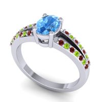 Oval Bhava Ring, 7x5mm